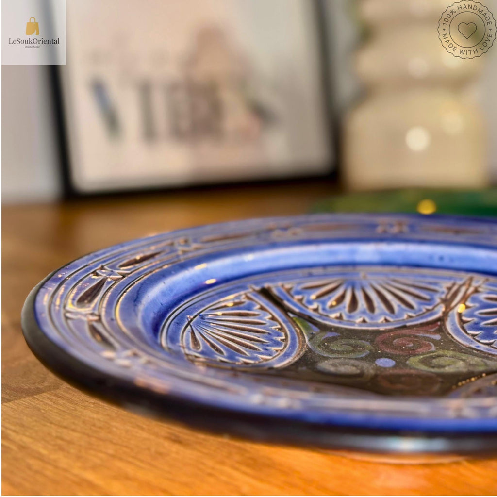Assiette marocaine en argile