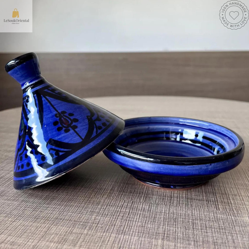 Petit tajine bleu