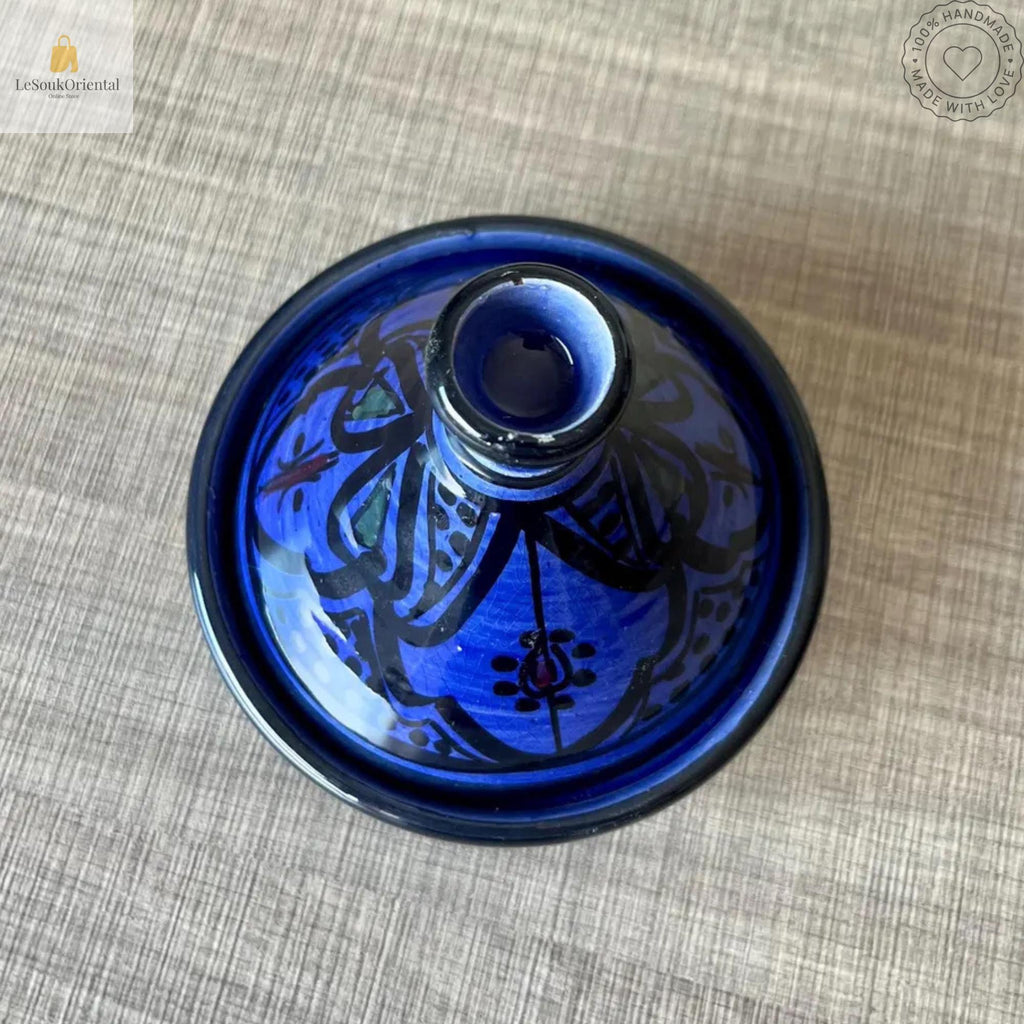 Petit tajine bleu