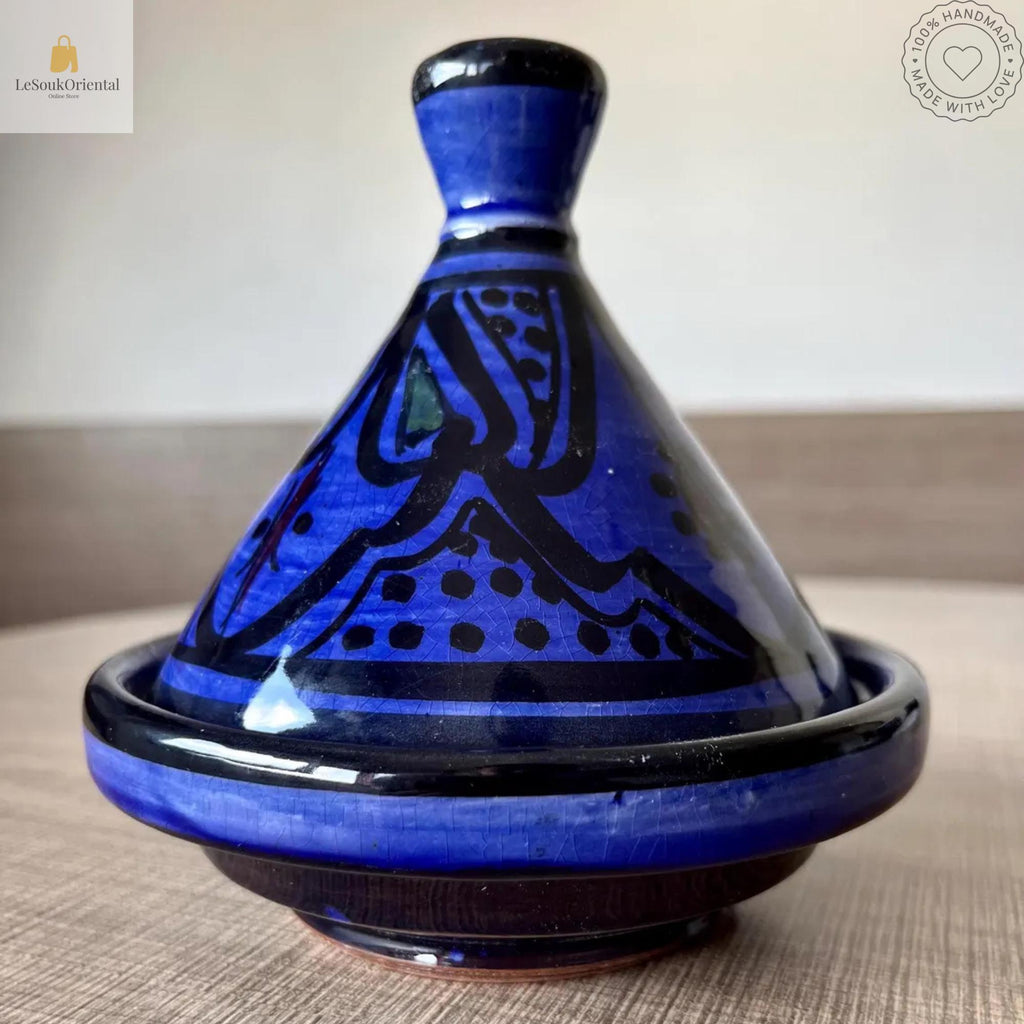 Petit tajine bleu