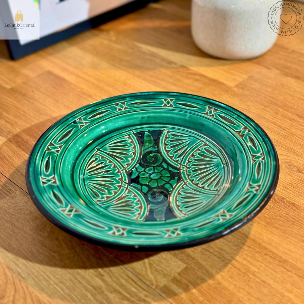 Assiette marocaine en argile